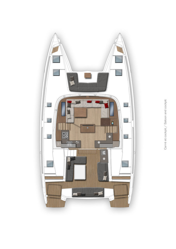 Lagoon 50 - 5 + 2 cab. - Twin Joy