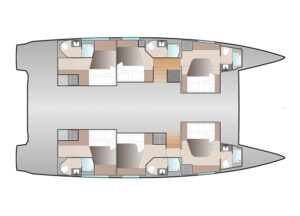 Fountaine Pajot Aura 51 - 6 + 1 cab - Breeze - 2024.