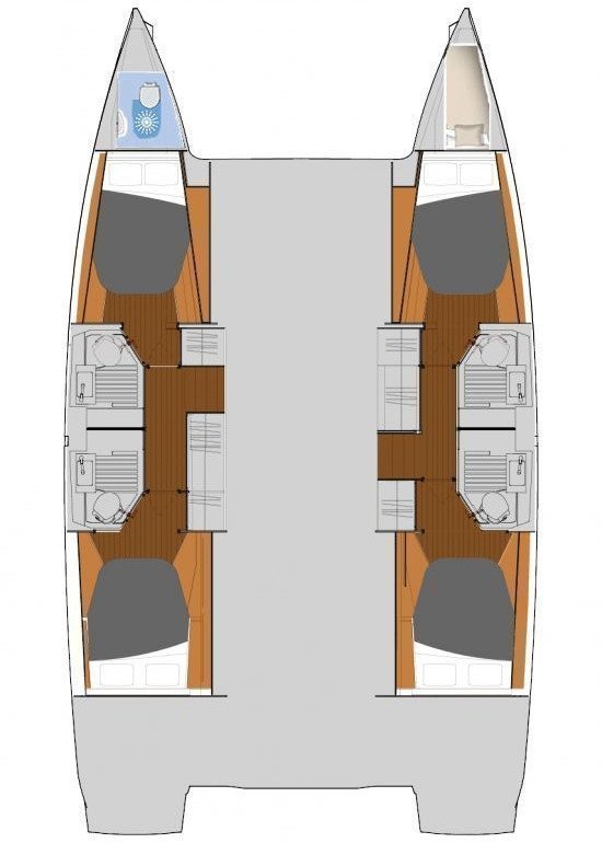 Fountaine Pajot Astrea 42 - 4 + 1 cab. - Bonita - 2019