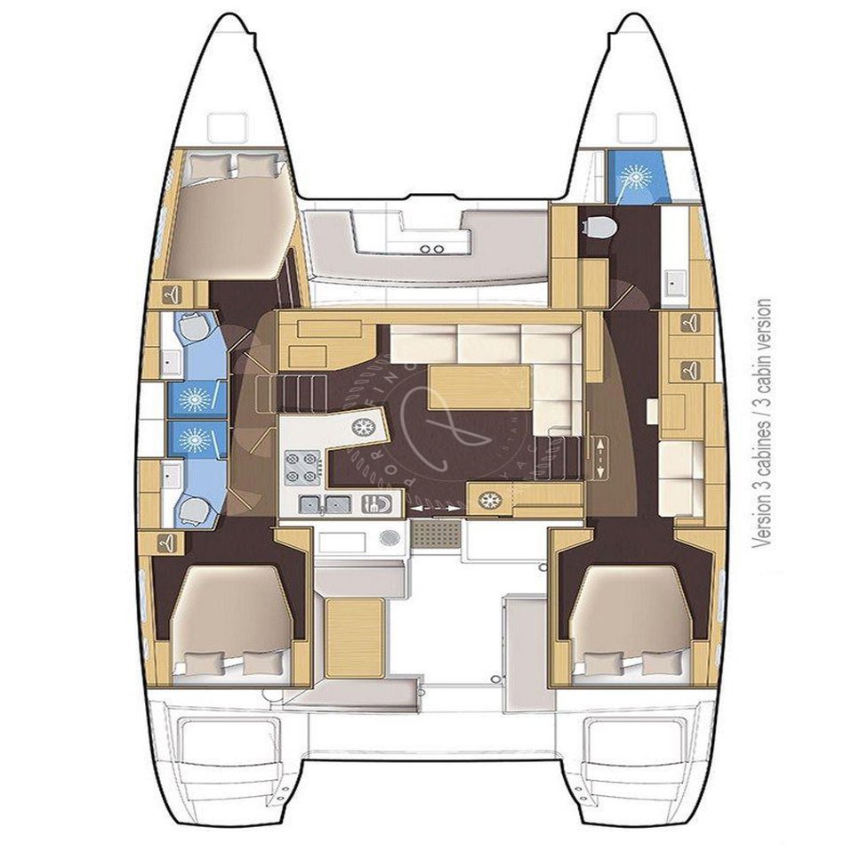 Lagoon 450 F - 3 + 1 cab. - Kuzey - 2013