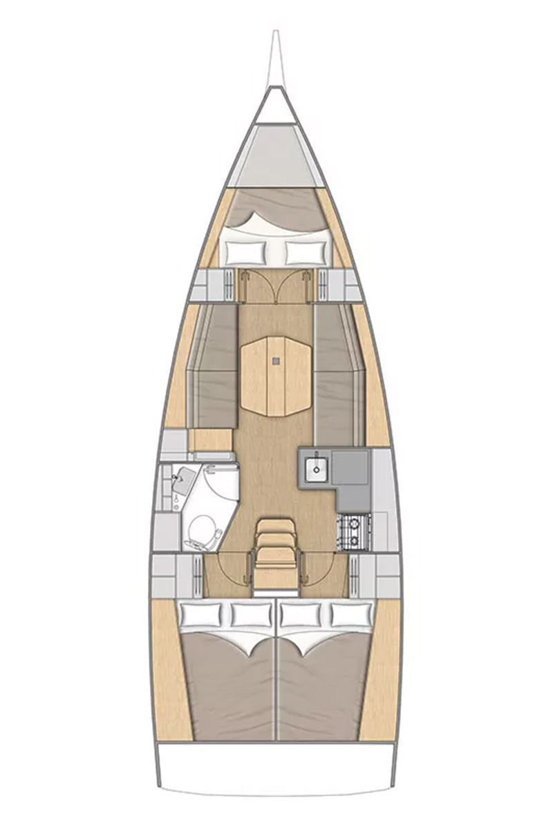 Oceanis 34.1 - 3 cab. - Vrubel - 2024