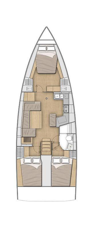 Oceanis 40.1 - 3 cab. - NN - 2024