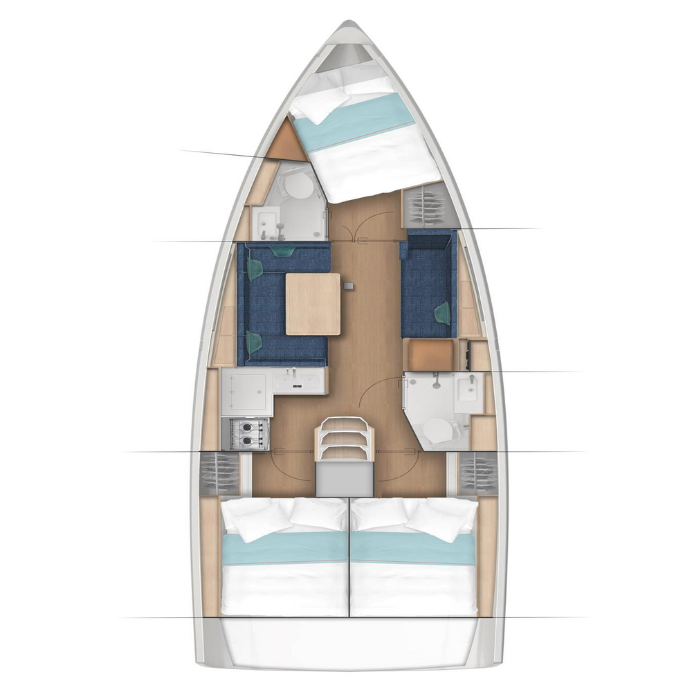 Sun Odyssey 380 - Ocean Breeze - 2022