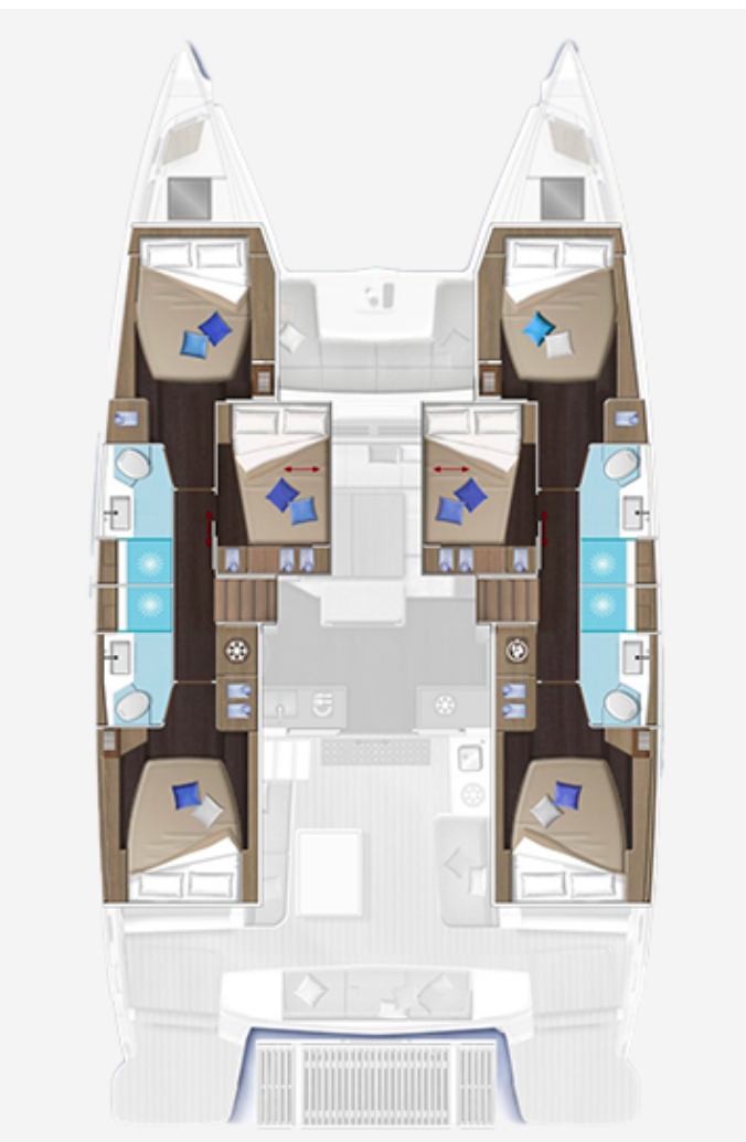 Lagoon 51 - 6 cab. - Aegeus - 2023.