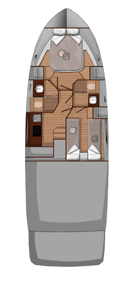 Sessa Fly 42 - 2 cab. - Noa - 2023