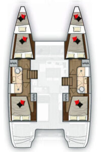 Lagoon 40 - 4 + 2 cab - Manta - 2022.