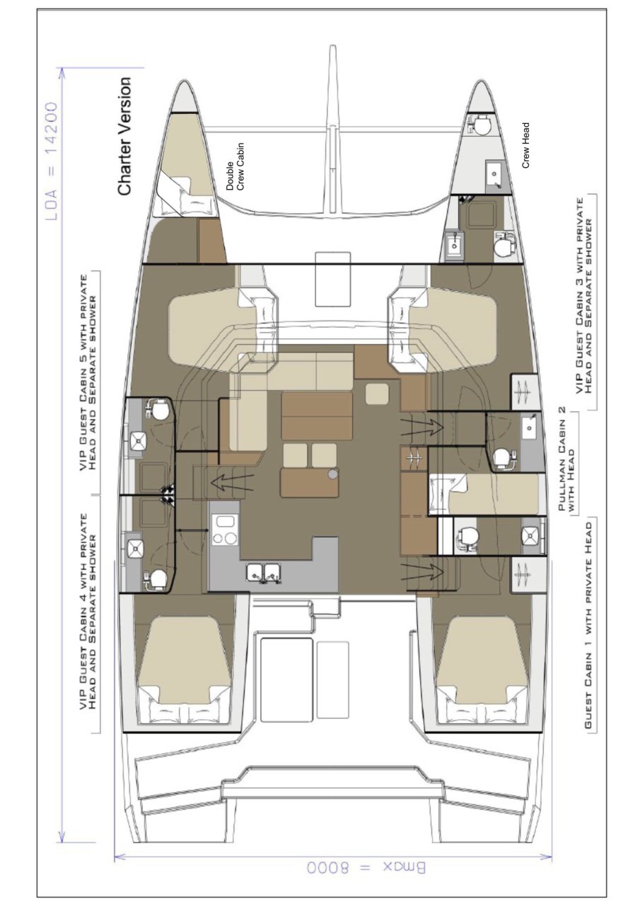 Dufour 48 Catamaran - 5 + 1 cab. - Pax - 2022