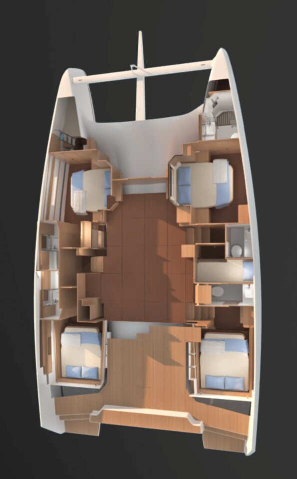 Dufour 48 Catamaran - 5 + 1 cab. - Orfeas - 2023.