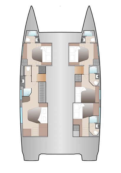 Fountaine Pajot Aura 51 - Three Dee - 2024.